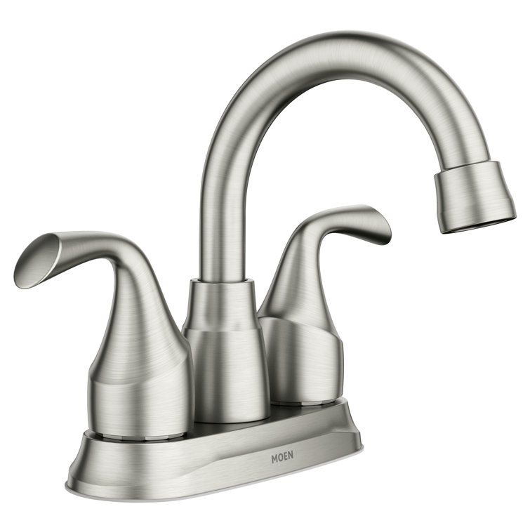Moen 84115 Idora TwoHandle Centerset Bathroom Sink Faucet With Drain